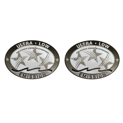 Set of 2 Outboard Graphic Sticker Decals for California DOT (3 Star)