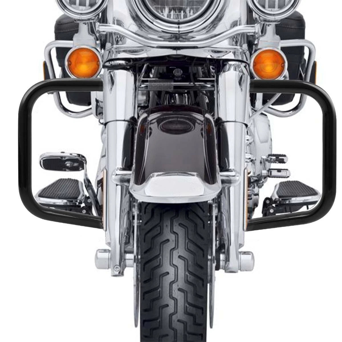 Black Engine Guard Highway Crash Bar for Harley Electra Road Glide (2009–2023)
