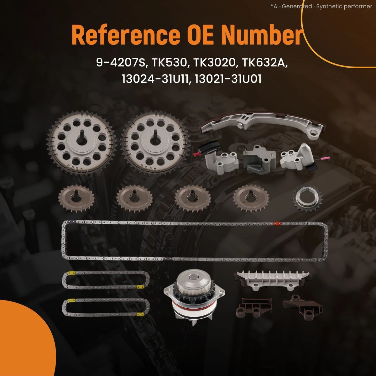 Engine Timing Set for Infiniti I30 3.0L V6 VQ30DE (1996–2001)