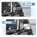 Pair Chrome Plated Full Mirror Covers for Jeep Patriot (2007–2017)