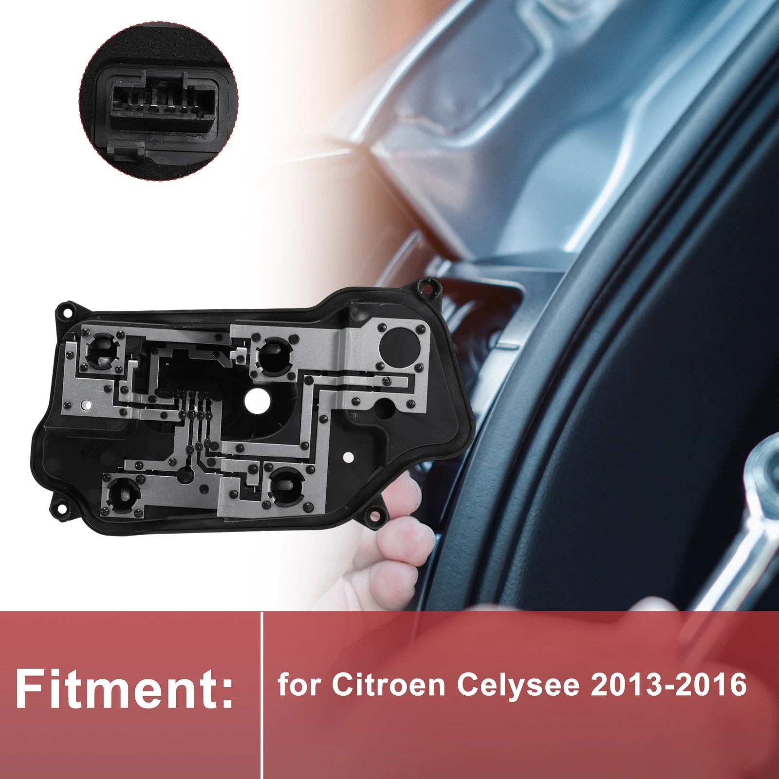 1 Pc Right Tail Light Socket for Citroen Celysee (2013–2016) Lamp Connector
