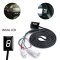 White LED Gear Indicator for Yamaha FZ6, 6R, YZFR1, R6, WR250R, FZN150, XJ6 (2004–2023)