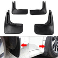 Mud Flaps for Ford Fusion (2013–2019) - Front & Rear, Black