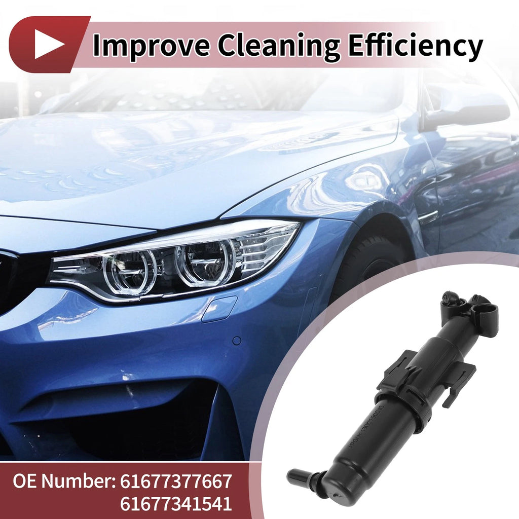 Front Driver Side Headlight Washer Nozzle Replacement for BMW 528i (2011–2016)
