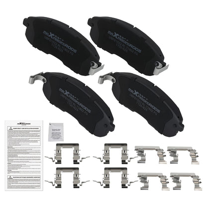 Set of 4 Front Ceramic Brake Pads for Nissan Sentra/Juke (2007–2019)