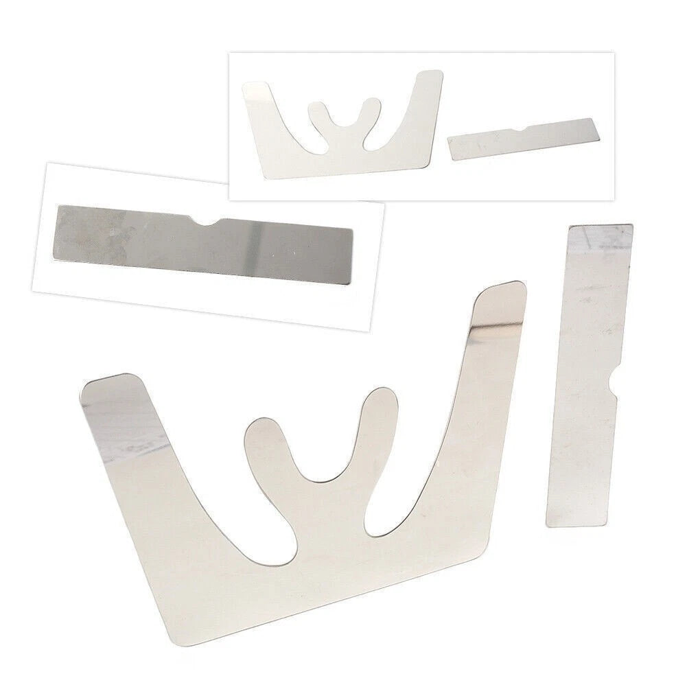 Stainless Dental Occlusal Maxillary Casting Jaw Fox Plane Autoclavable Plate
