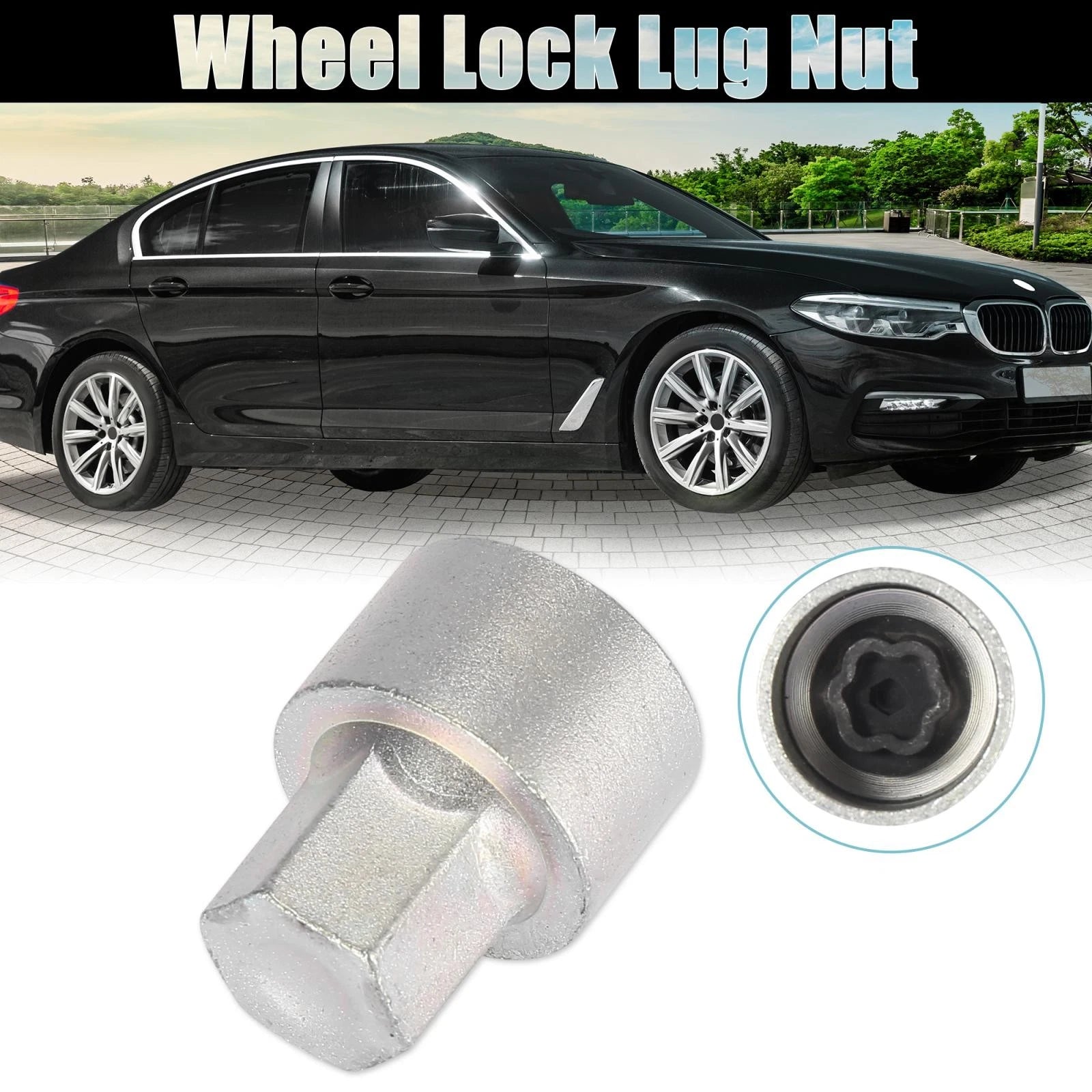 Wheel Lock Lug Nut Key for BMW 3 5 7 Series (2006–2024)