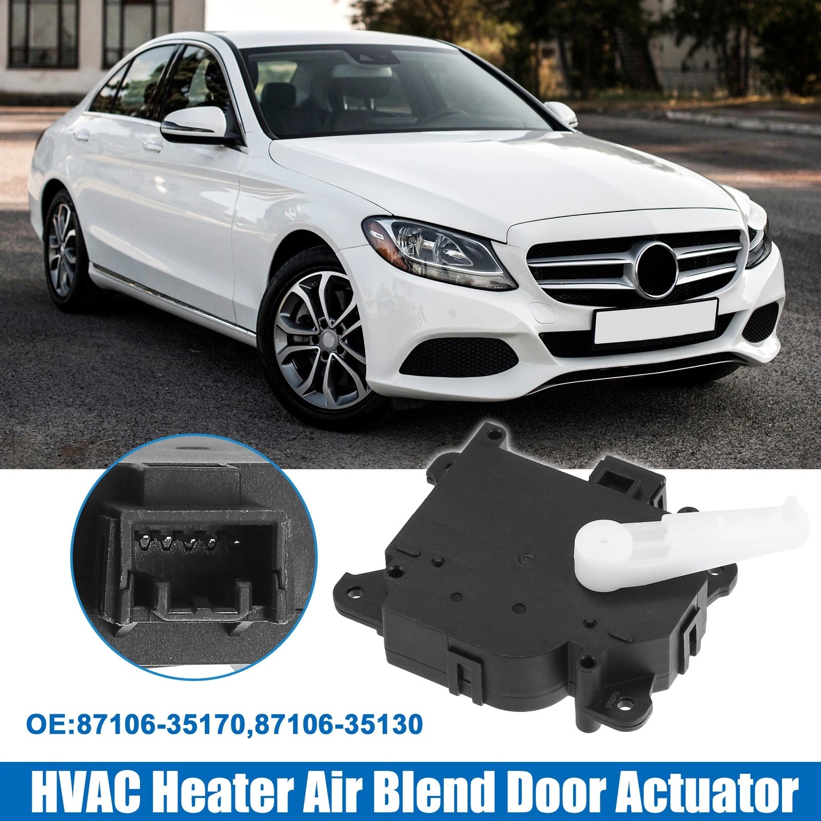 HVAC Heater Blend Door Actuator Replacement for Toyota 4Runner (2003–2009)