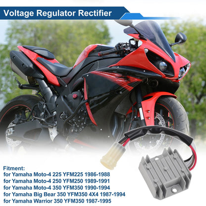 Voltage Regulator Rectifier 59V81960A000 for Yamaha Moto-4 225 (1986–1988)