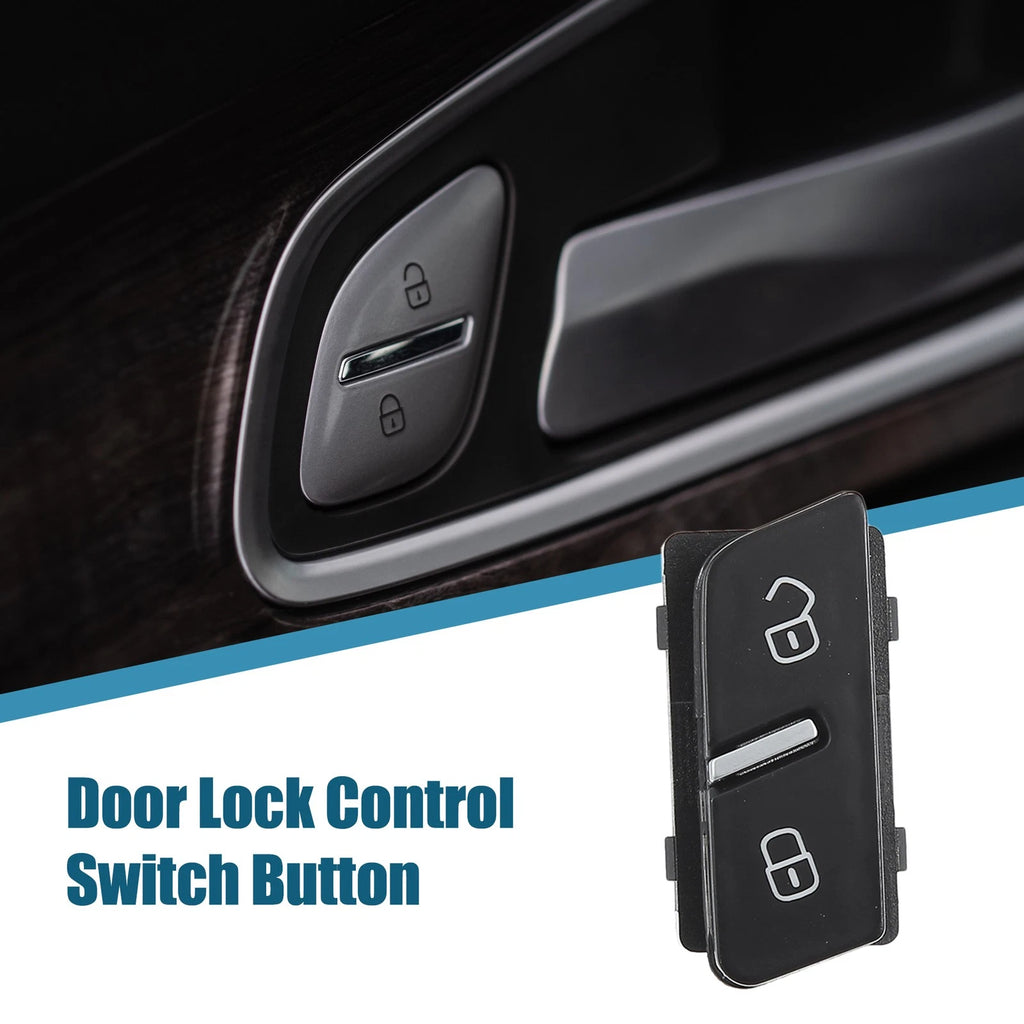 Door Lock Switch Button Front Driver Side for Volkswagen Golf (2009–2019)