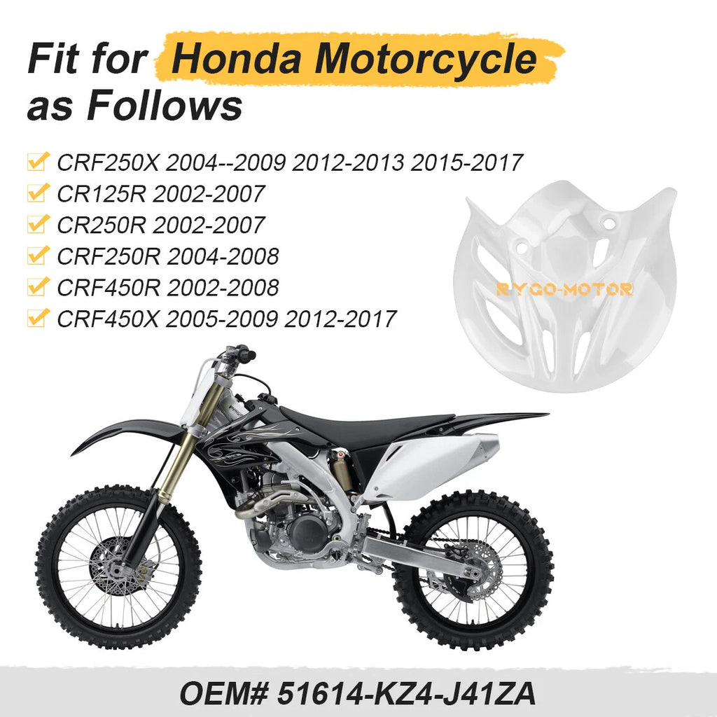 Front Disc Guard Cover for Honda CRF250X CRF450X CRF250R CRF450R CR125R CR250R (2004–2023)