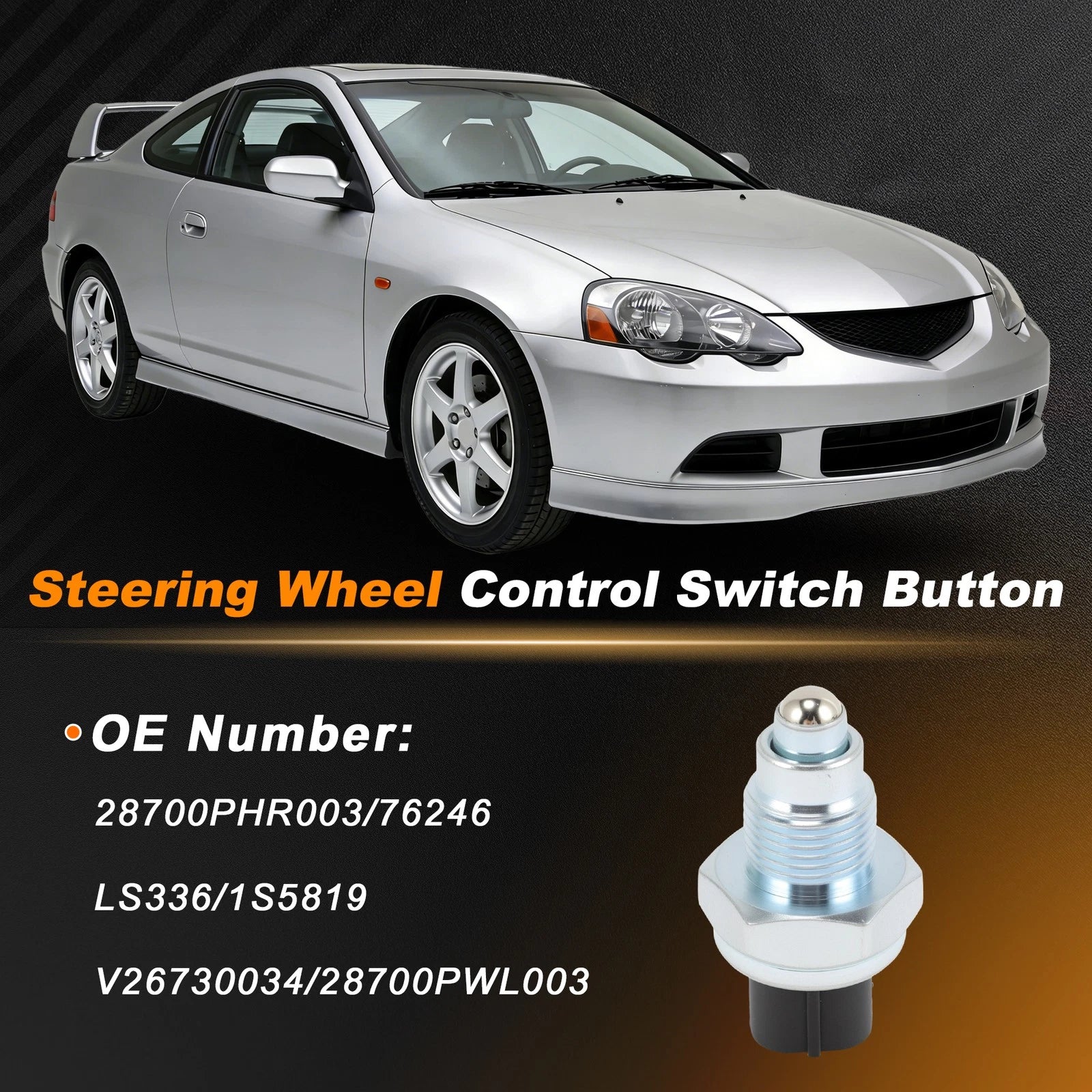 Backup Light Switch Replacement 2 Pin for Acura RSX 2002–2006