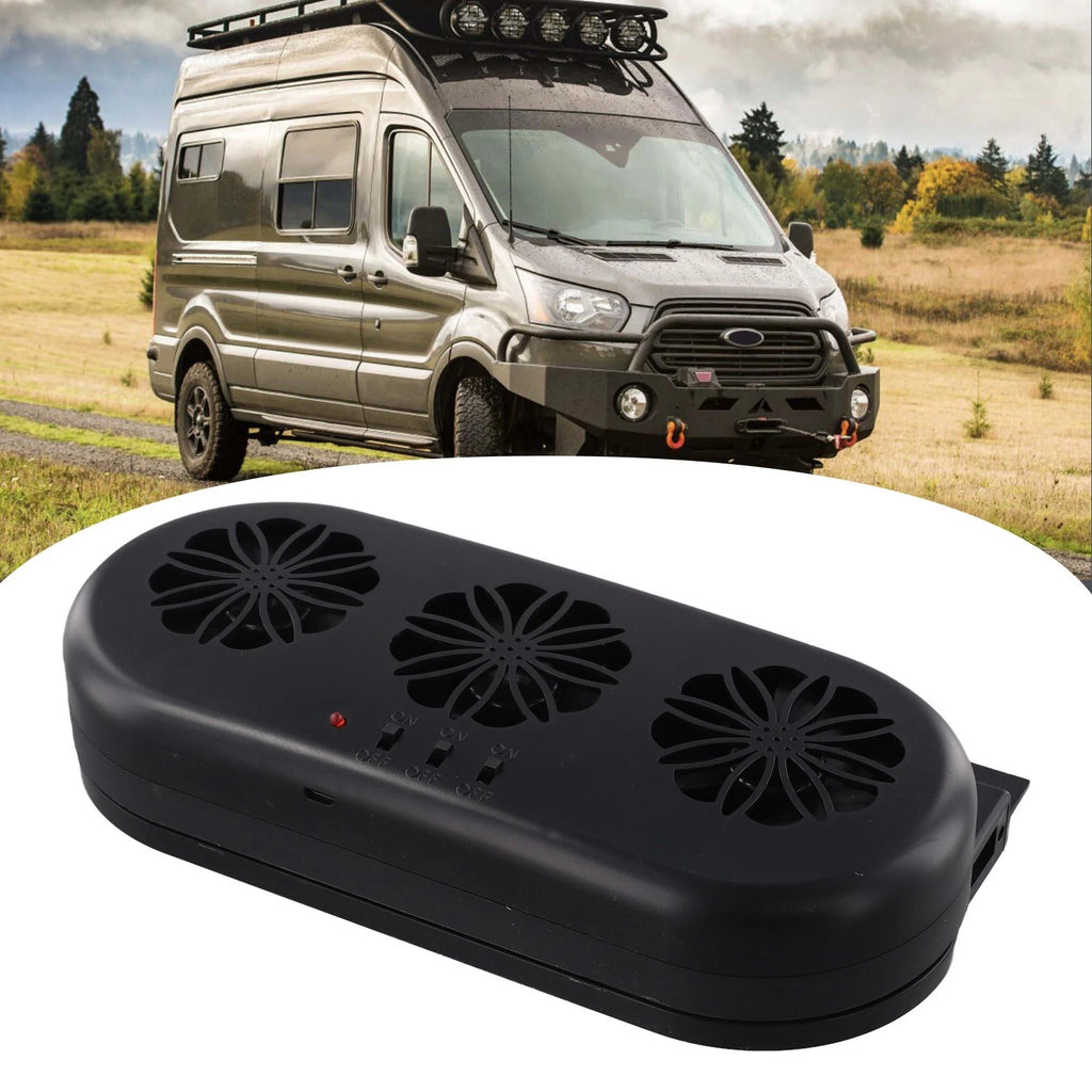 USB Charging Solar Car Fan for SUVs and RVs (2010–2023)