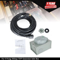 Generator Inlet Box & Extension Cable Combo NEMA L14-30 (75FT, 30Amp)