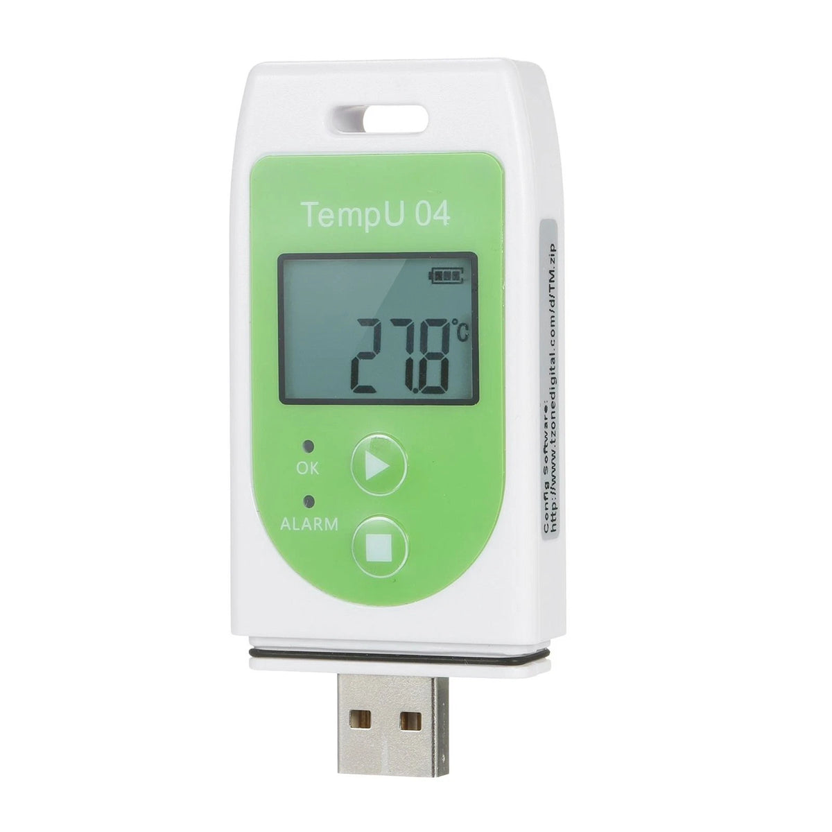 Temperature Data Logger for USB LCD Screen (32000 Points Storage)