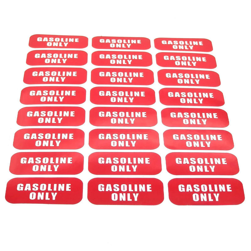 Gasoline Only Vinyl Decal for Fuel Gas Door (Weatherproof)