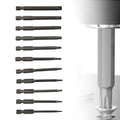 11-Piece Hex Screwdriver Bit Set for Workshop Security