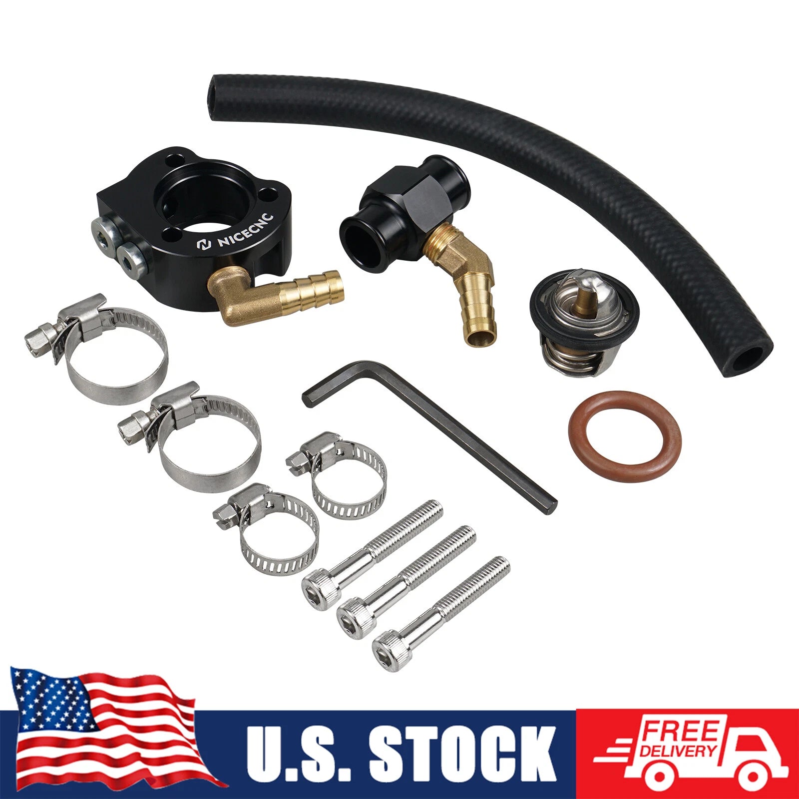 Upgraded Cooling System Modification Kit for Kawasaki KLR650 (1987–2024)