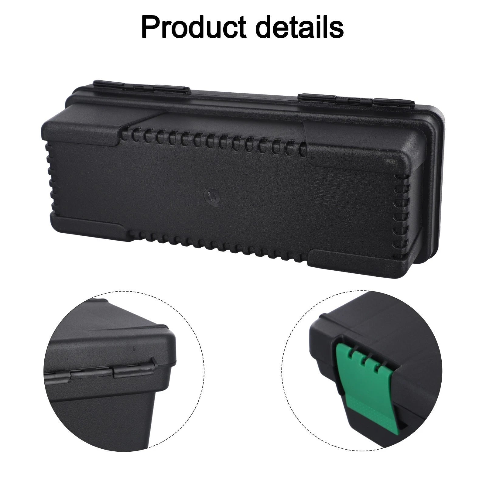 2X Reliable Plastic Tool Box for Carpentry and Electrical Repairs