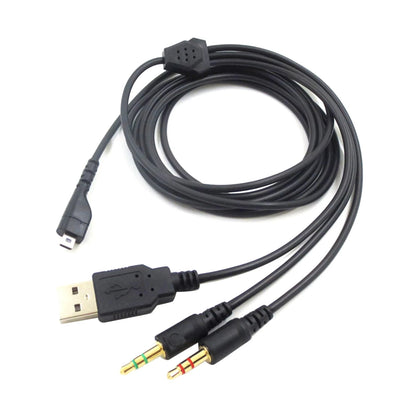 3X 6.56ft USB OFC Audio Cable for SteelSeries Arctis 3/5/7/Pro