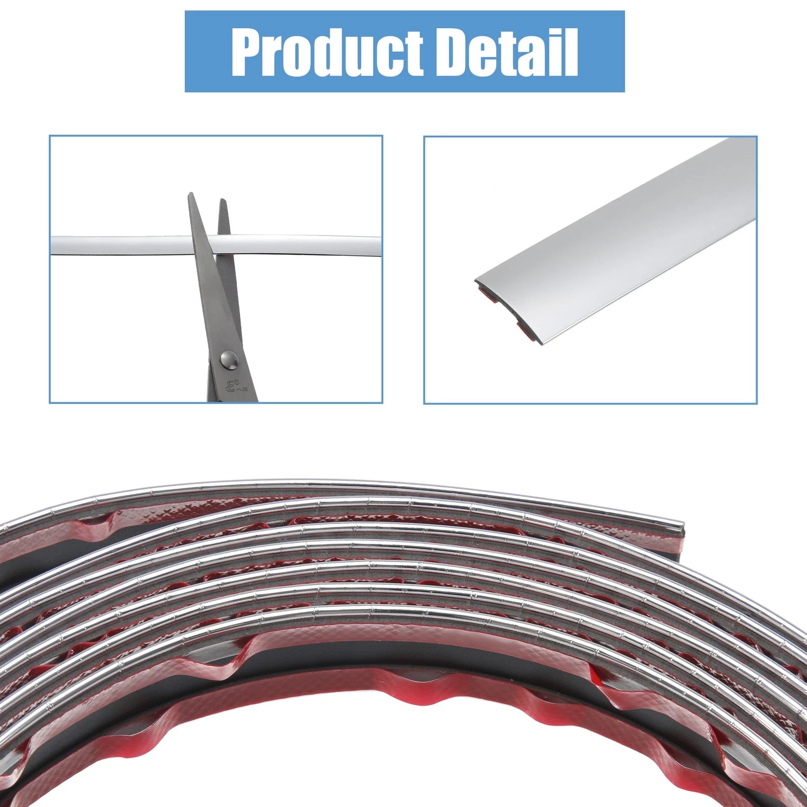 18mm Wide Bumper Protector Strip for Auto Trim (9.84ft)