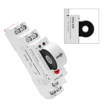 AC DC Current Relay 24V 240V for Motor Control with LED and DIN Rail Mount