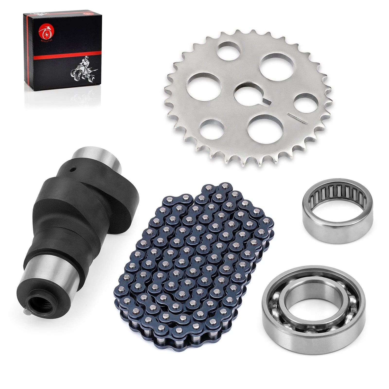 Camshaft Assembly w/ Bearings Chain Kit for Yamaha Warrior 350 (1989–2004)