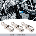 Chain Master Link Connectors Single Speed Silver Pair for Bike Bicycle (–)