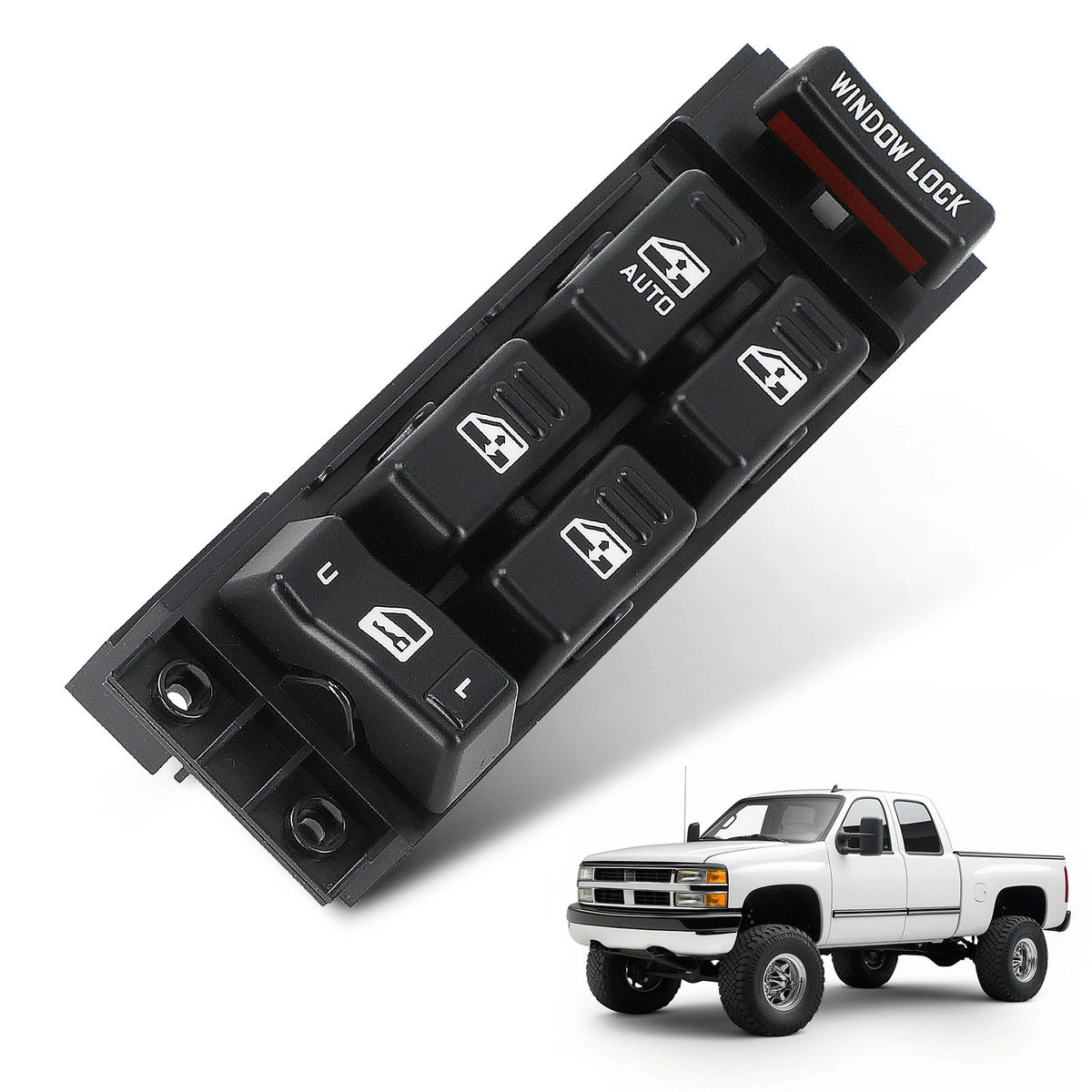 Power Window Master Control Switch for Chevy Silverado GMC Sierra HD (2001–2002)