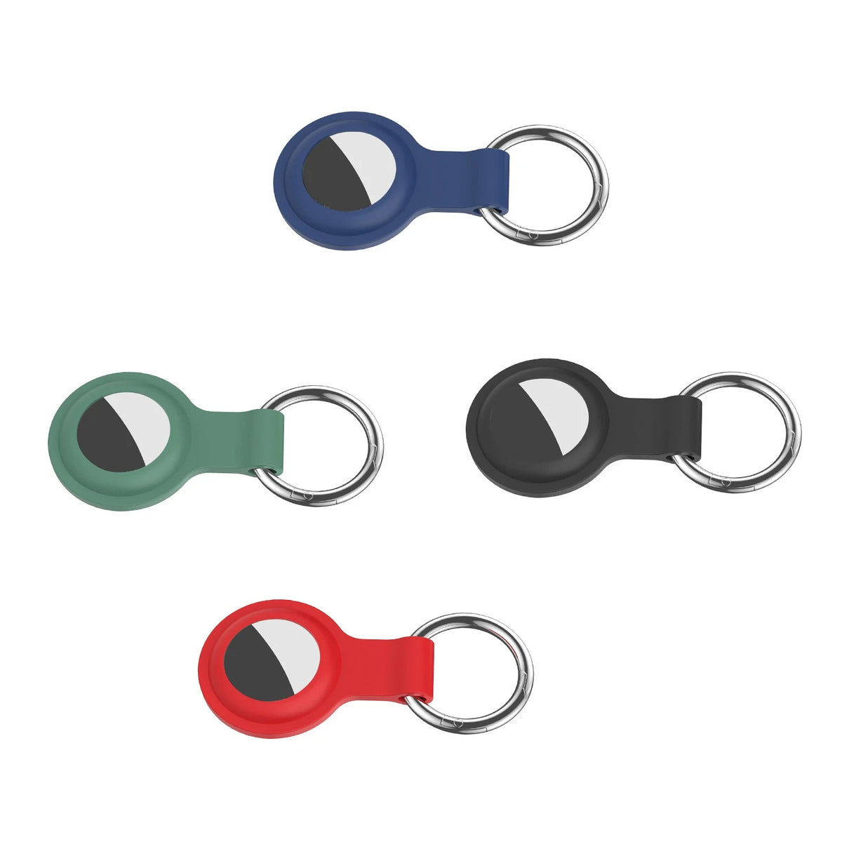 4X Silicone Protective Sleeve Cover Keychain Case for AirTag (2021)