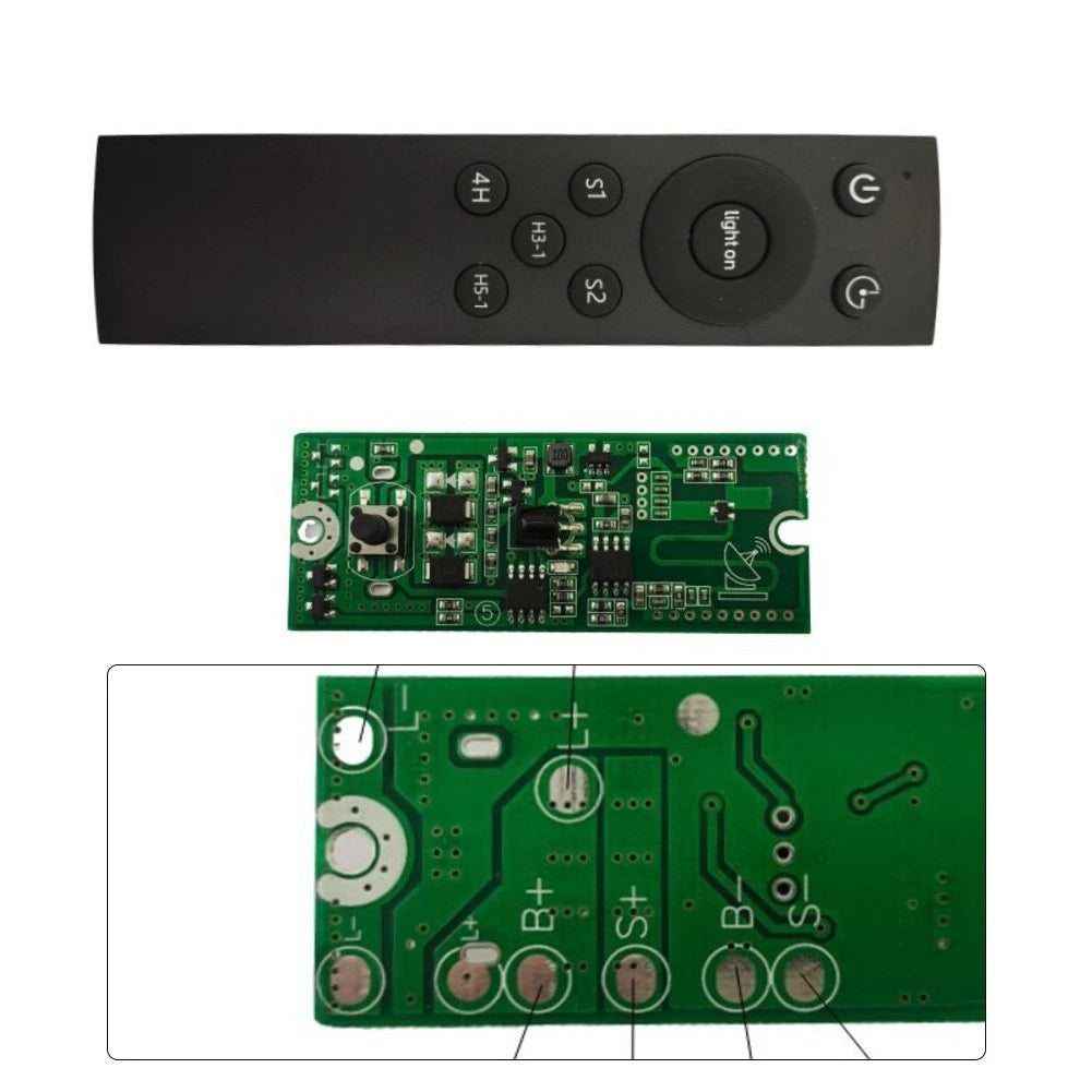 Solar Light Circuit Board with Human Body Sensing for