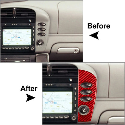 Radio Control Switch Panel Cover Trim for Porsche Boxster 996 (1998–2004) Red