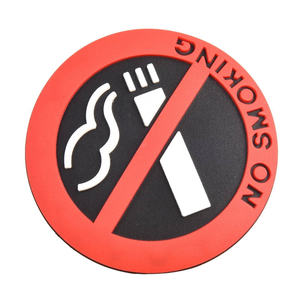 Interior Non-smoking Sticker for Universal Use (5cm x 5cm) Rubber