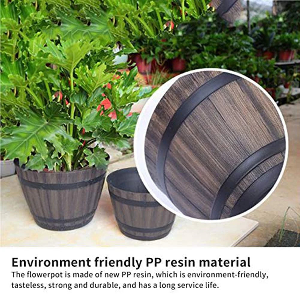 Garden Whiskey Bucket Flowerpot