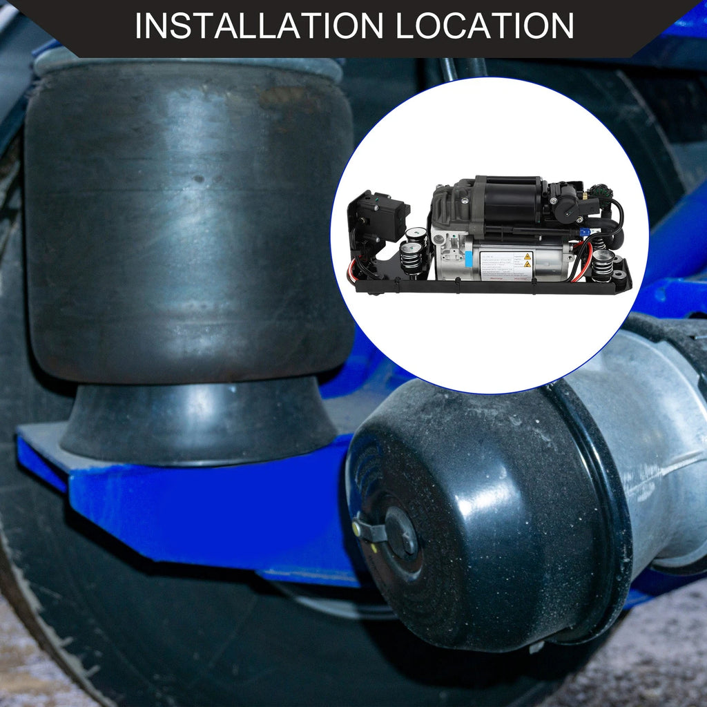 Air Suspension Compressor with Bracket Valve for BMW 730i (2009–2015)