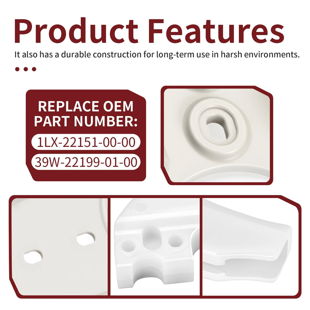 Chain Guide and Guard Seal for Yamaha YZ 125 250 490 (1LX-22151-00, 39W-22199-01)