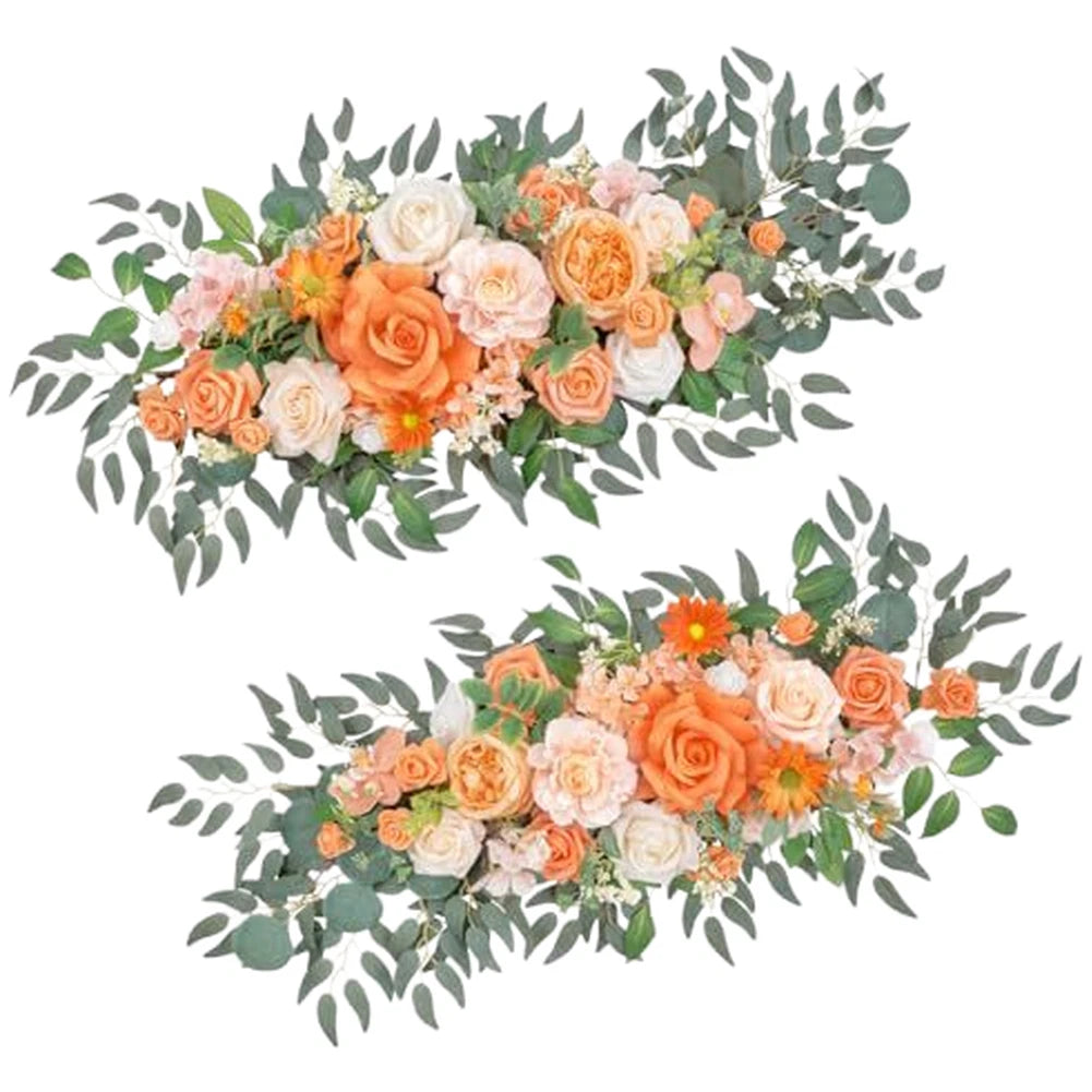 Set of 4 Silk Flowers for Wedding Arch - Artificial Roses