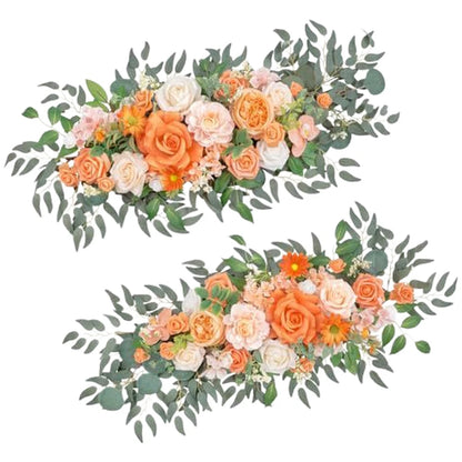 Set of 4 Silk Flowers for Wedding Arch - Artificial Roses