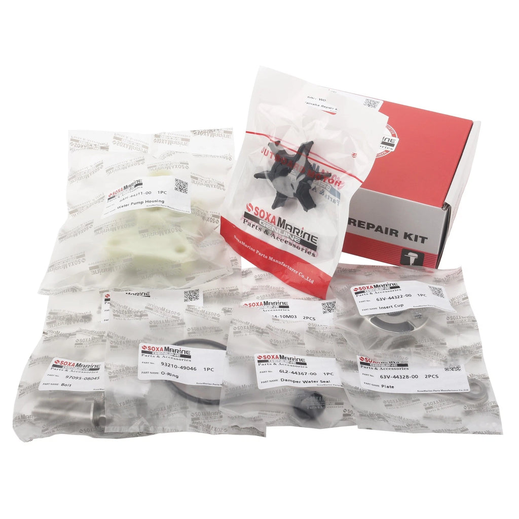 Water Pump Repair Kit for Yamaha F15C F20 Outboard Motor (6AH-W0078-00-00)