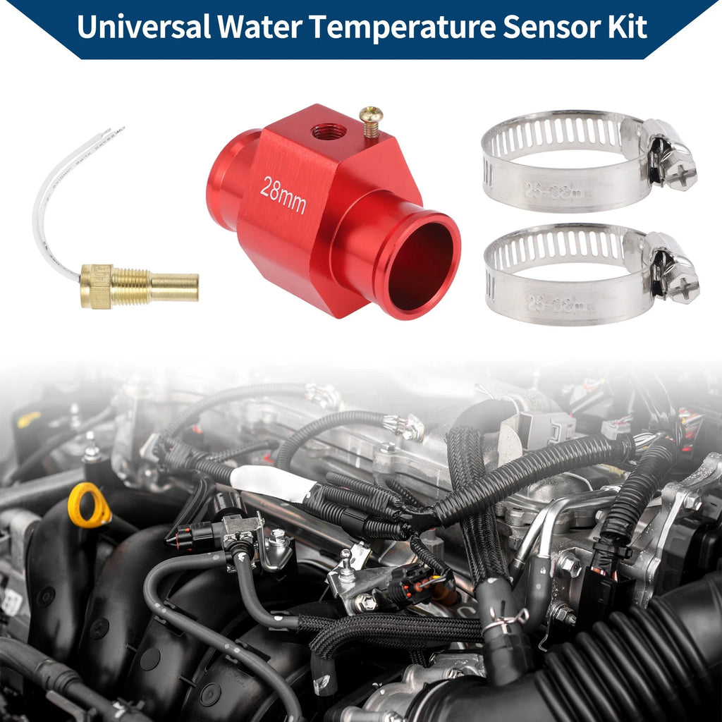 Water Temp Sensor Kit 1.10" for Auto Radiator Cooling (150'F On - 135'F Off)
