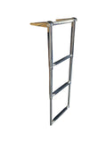 3-Step Telescoping Ladder for Marine Use (Stainless Steel)
