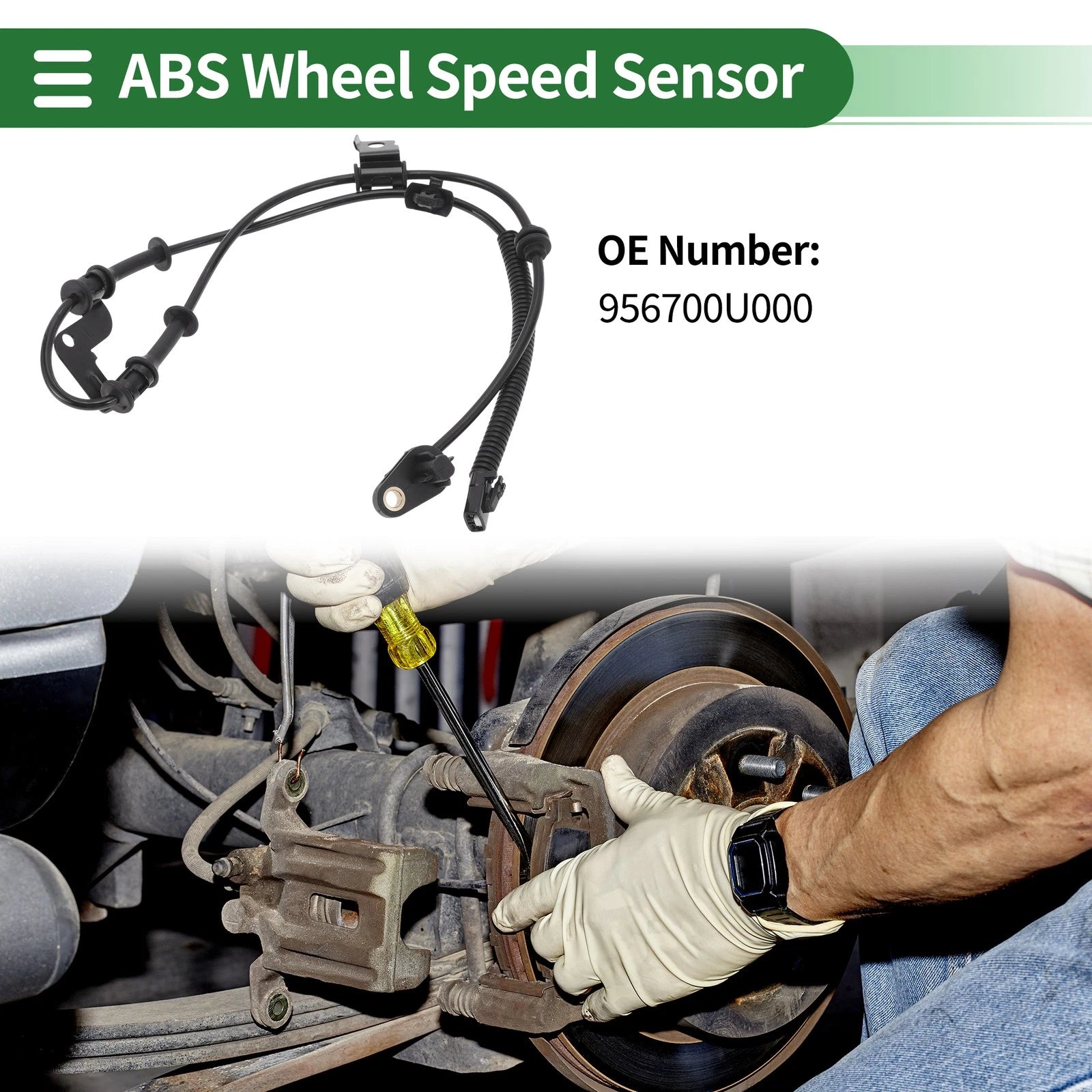 ABS Wheel Speed Sensor Replacement for Hyundai Accent Front Left (2018–2022)