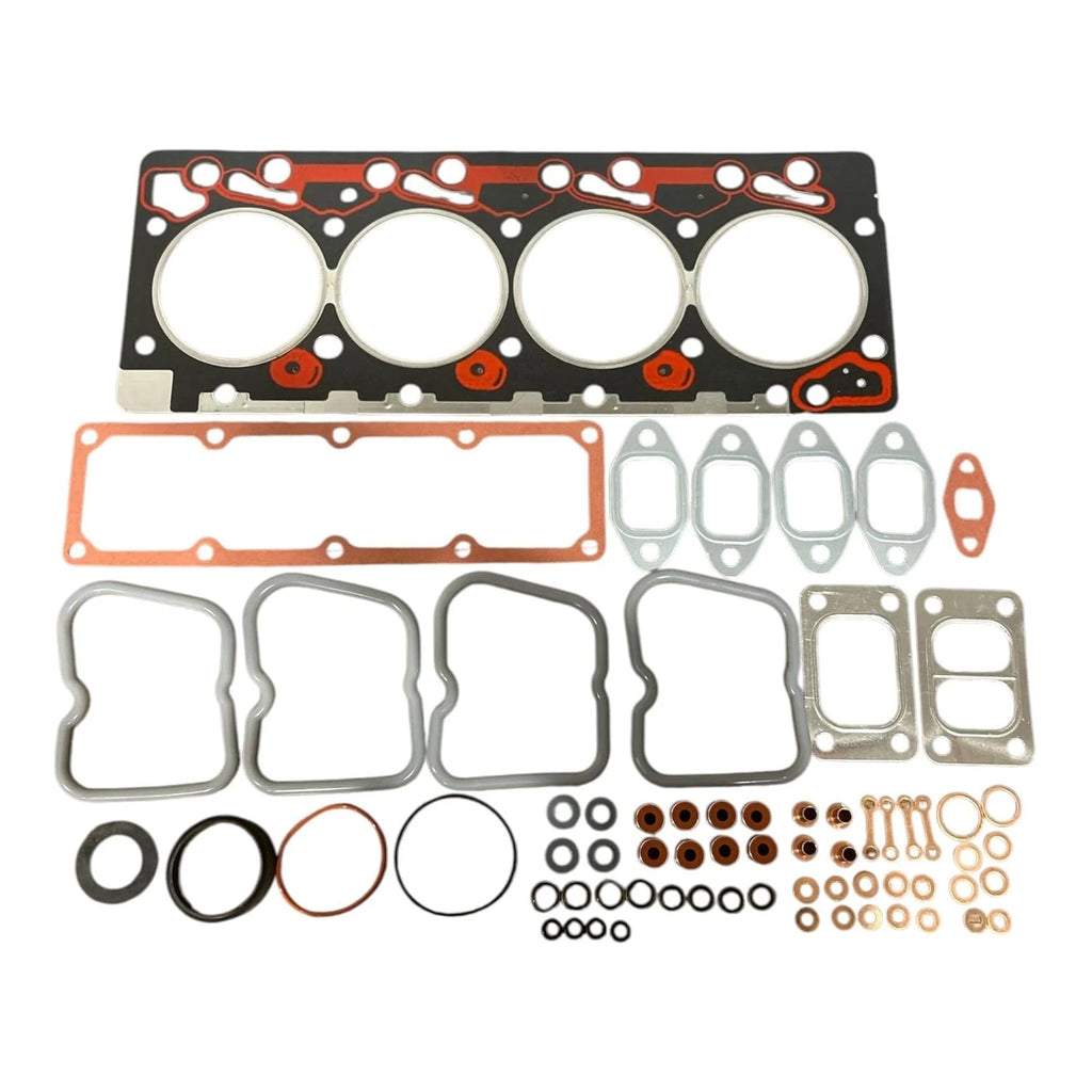 Upper Head Gasket Kit with 4 Piston Ring Sets (STD) for Cummins 4BT 3.9L