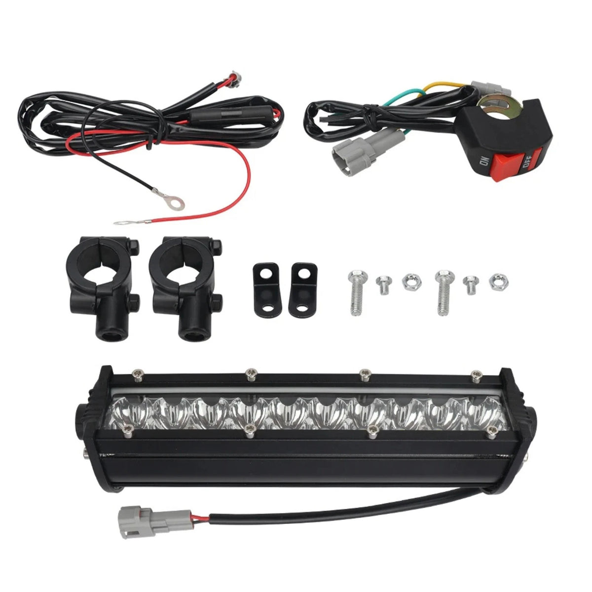 60W LED Light Bar with Wiring Kit for Honda Motorcycle (12V)