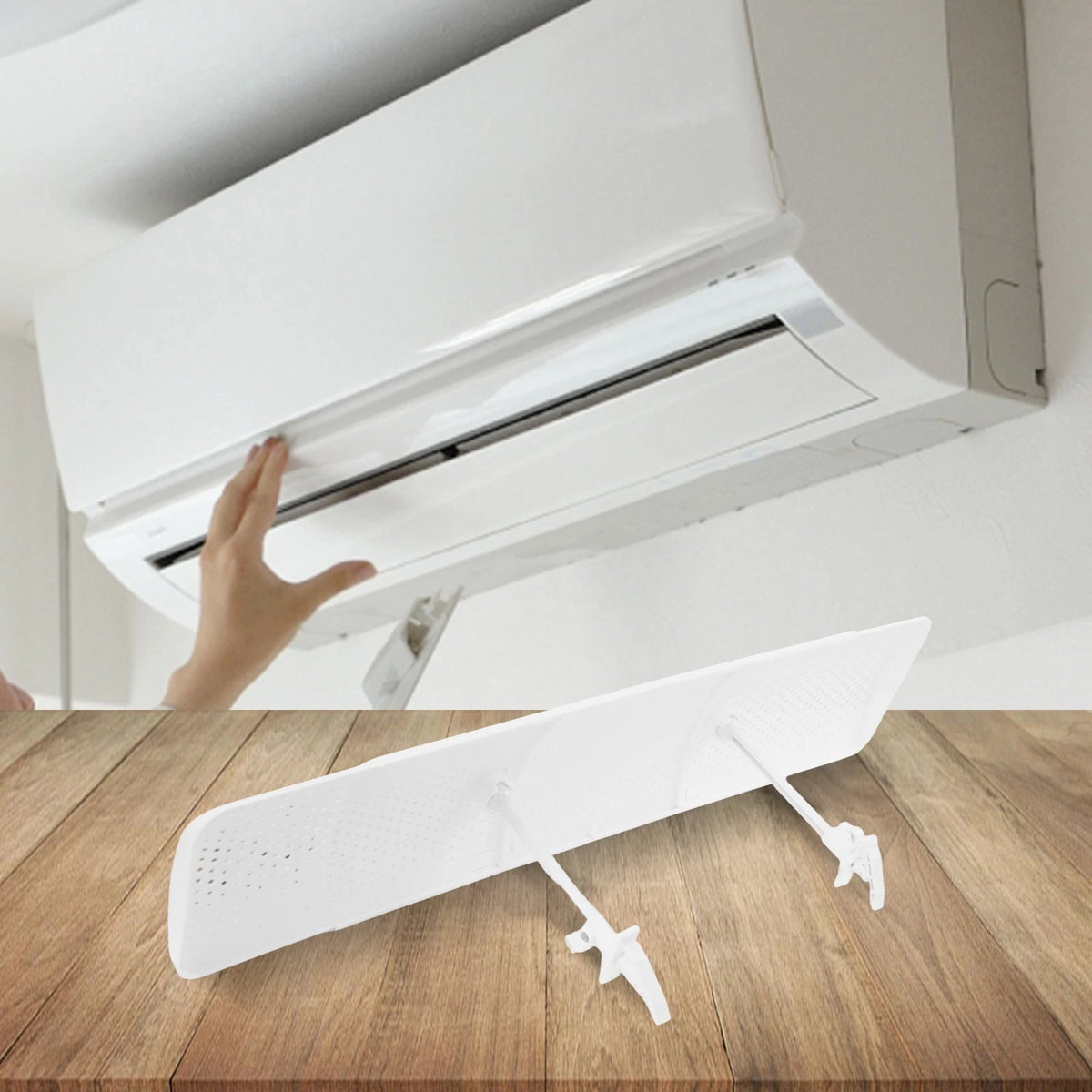 Windshield Deflector for Central Air Conditioning (User Friendly Installation)