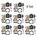 Set of 8 Carburetor Gasket Repair Kit for STIHL MS380 MS381 038 066 BING 48
