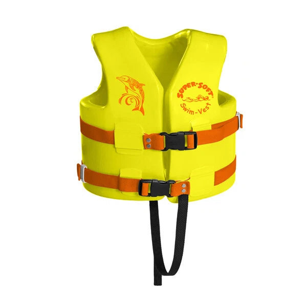 Life Jacket for Texas Recreation Small Child (Super Soft, Yellow)