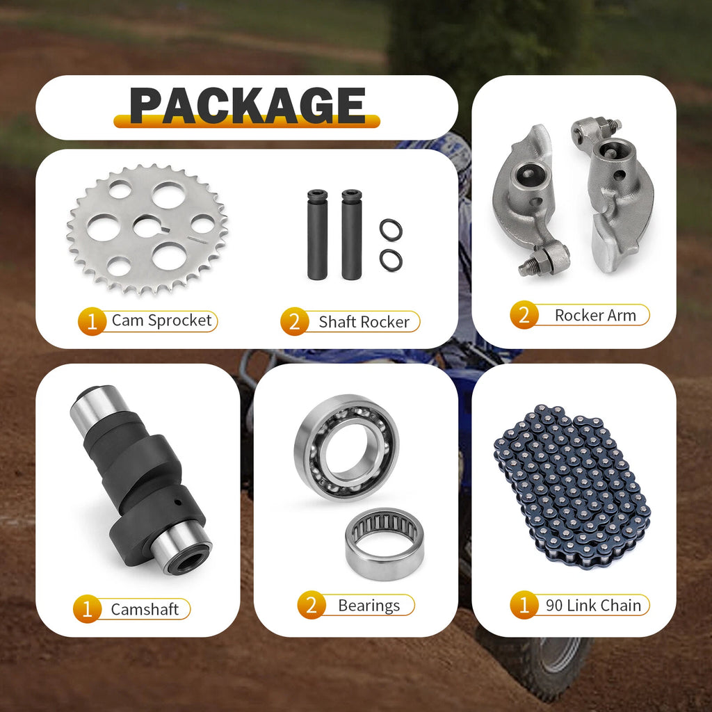 Camshaft & Cam Chain Gear Bearing Kit for Yamaha Warrior 350 YFM350X (1990–2004)