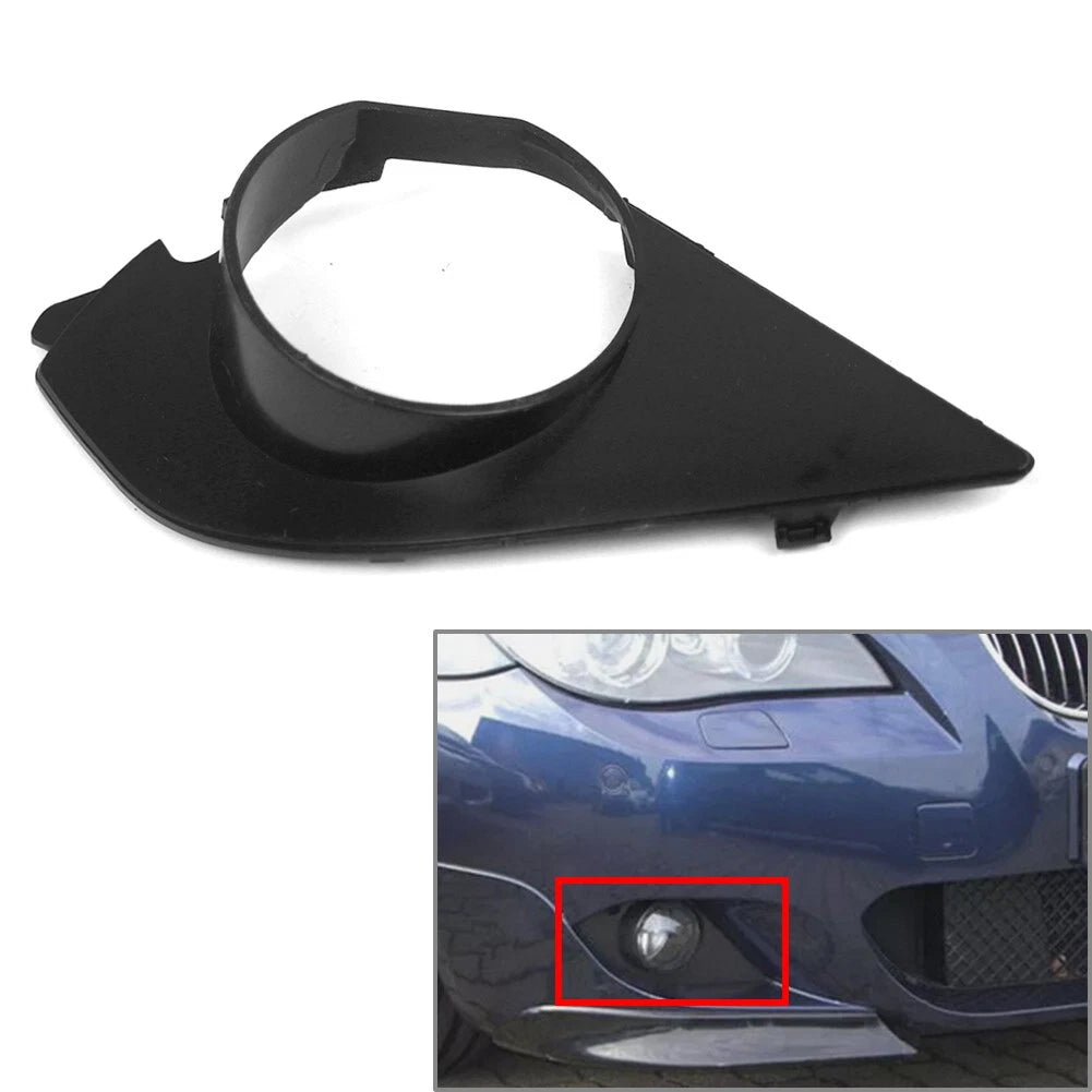 Front Fog Light Lamp Frame Cover for BMW 5 Series E60 E61 (2003–2010)