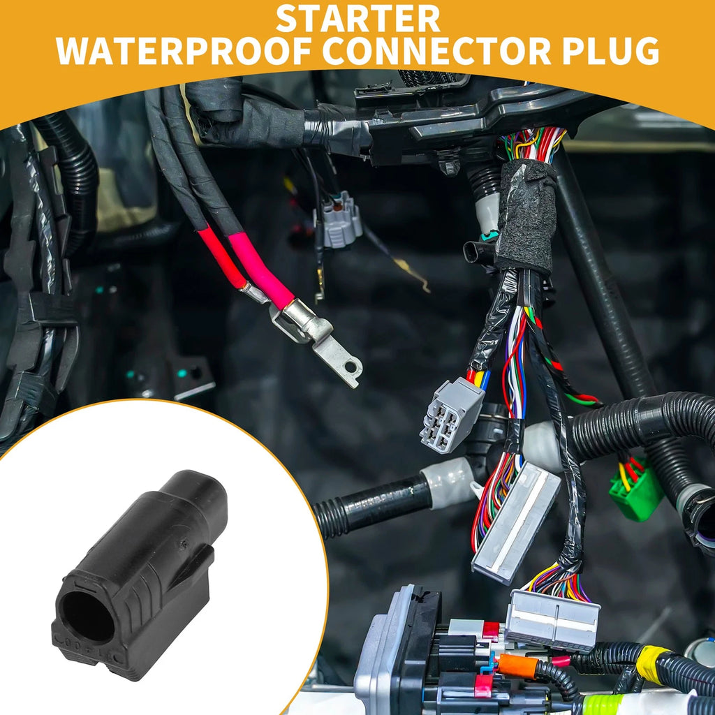 Starter Connector Plug Waterproof 1 Pin Replacement for Toyota Corolla (2002–2018)